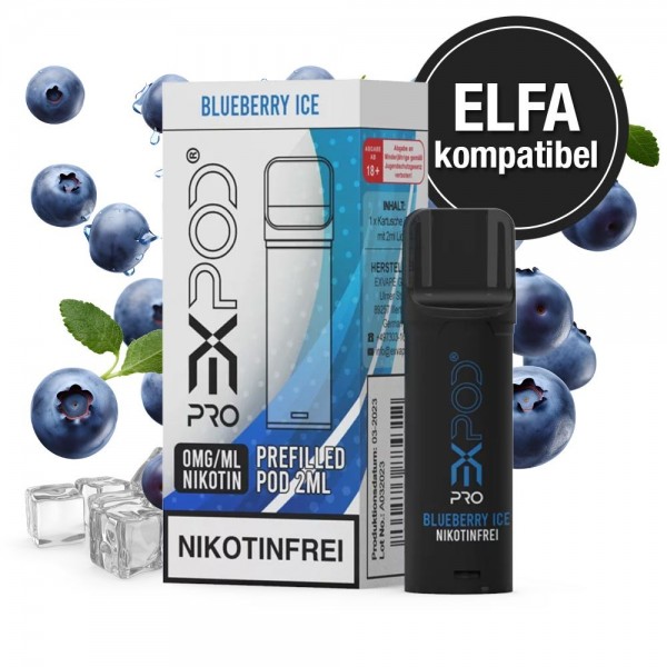 EXPOD PRO - Blueberry Ice (nikotinfrei)
