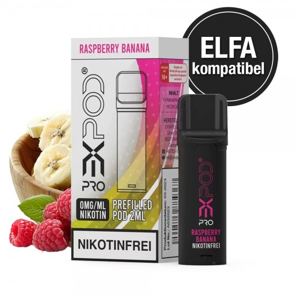 EXPOD PRO - Raspberry Banana (nikotinfrei)