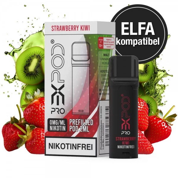 EXPOD PRO - Strawberry Kiwi (nikotinfrei)
