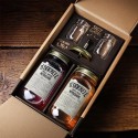 Moonshine Geschenkbox 2x700ml inkl. Ausgießer und 2x Shotgläser