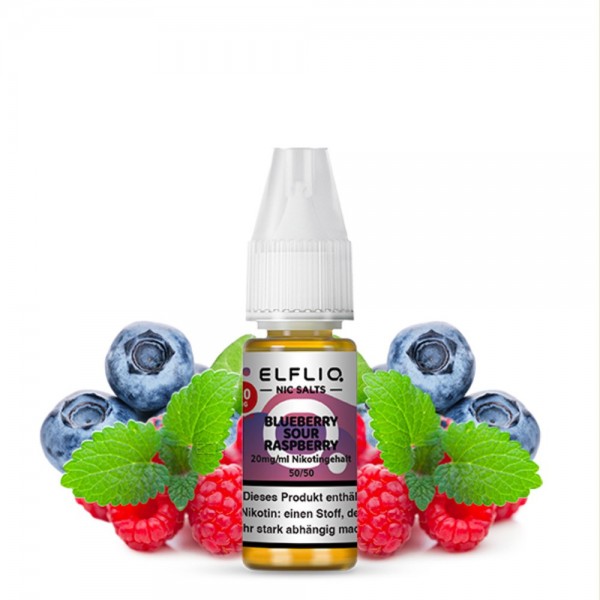 ELFLIQ Liquid - Blueberry Sour Raspberry Nikotinsalz