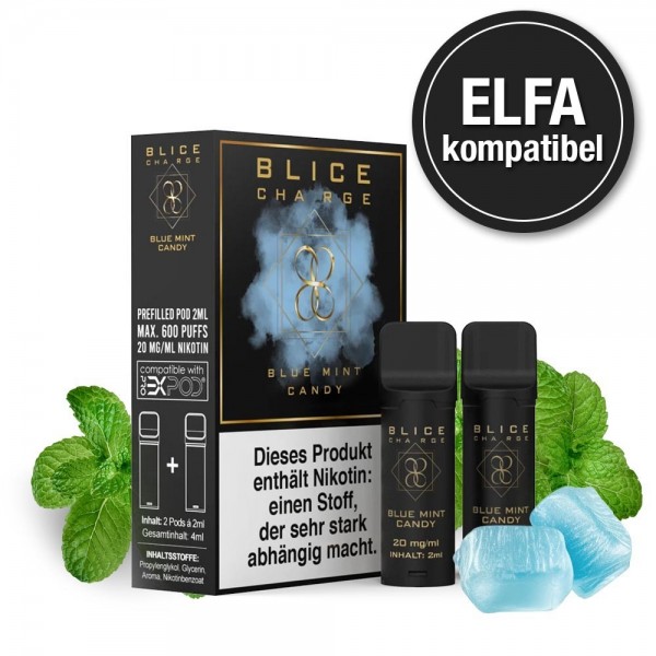 BLICE Charge Pods - Blue Mint Candy