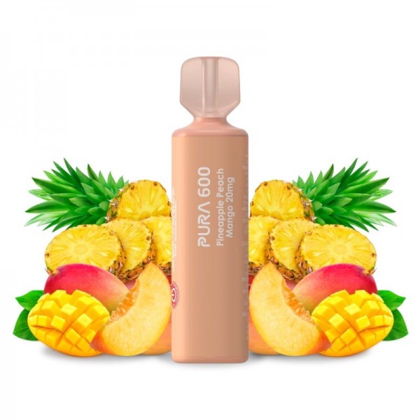 Pura 600 - Pineapple Peach